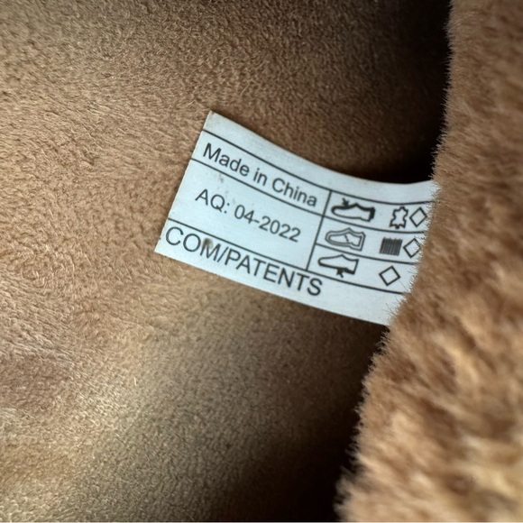 VIONIC Kailen Camel Mule Shearling Suede Shoes Size 8 Fur Lined Warm - Picture 9 of 9